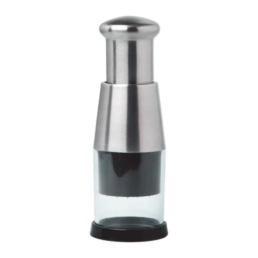Stainless Steel Garlic Chopper Manual Press Garlic Crusher Kitchen Food Processor Vegetable Slicer for Garlic Onion Peppers Herb